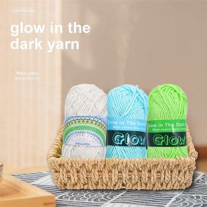 Glow in The Dark Yarn In A Basket