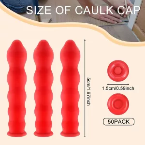 Size of Caulk Condom Saver Caps