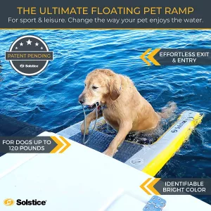 Solstice Original Inflatable Pup Plank Floating Water Ramp