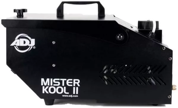 American DJ Mister Kool II Black Water Smoke Fog Machine Product Shot Side View