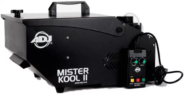 American DJ Mister Kool II Black Water Smoke Fog Machine Product Shot with Remote