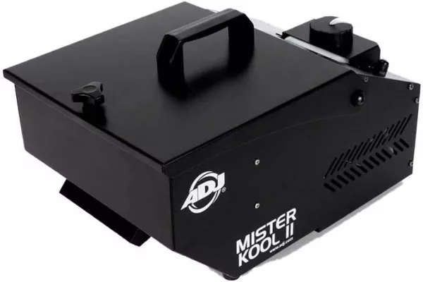 American DJ Mister Kool II Black Water Smoke Fog Machine Side Angle Shot