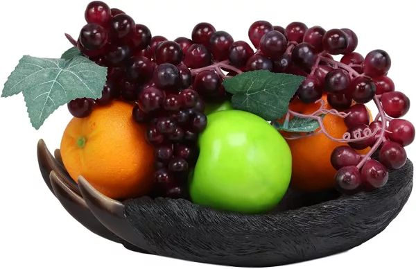Bear Paw Serving Bowl With Fruit