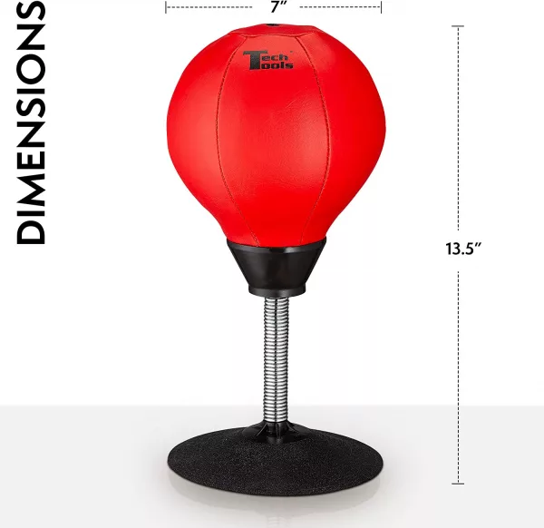 Desktop Punching Bag Product Dimensions