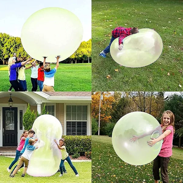 Different Product Shots of Giant Inflatable Water Bubbles