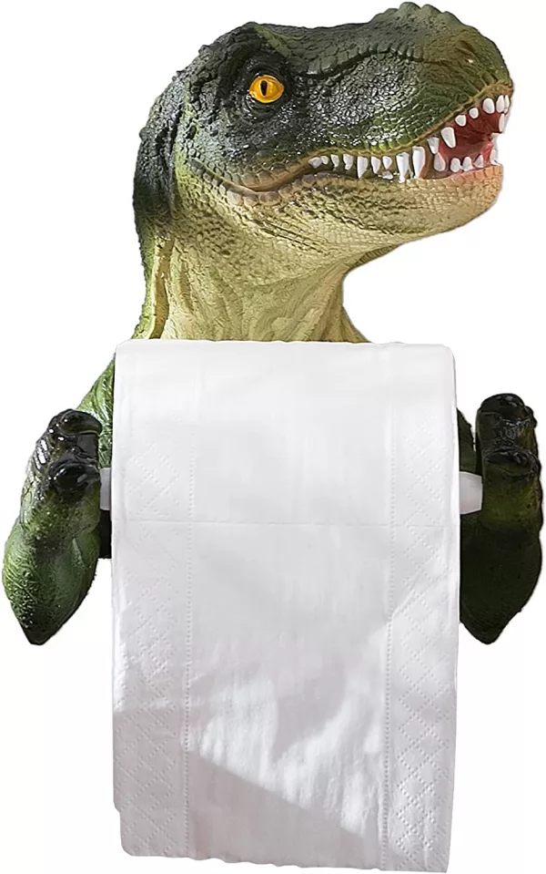 Dinosaur Toilet Paper Holder Product Shot