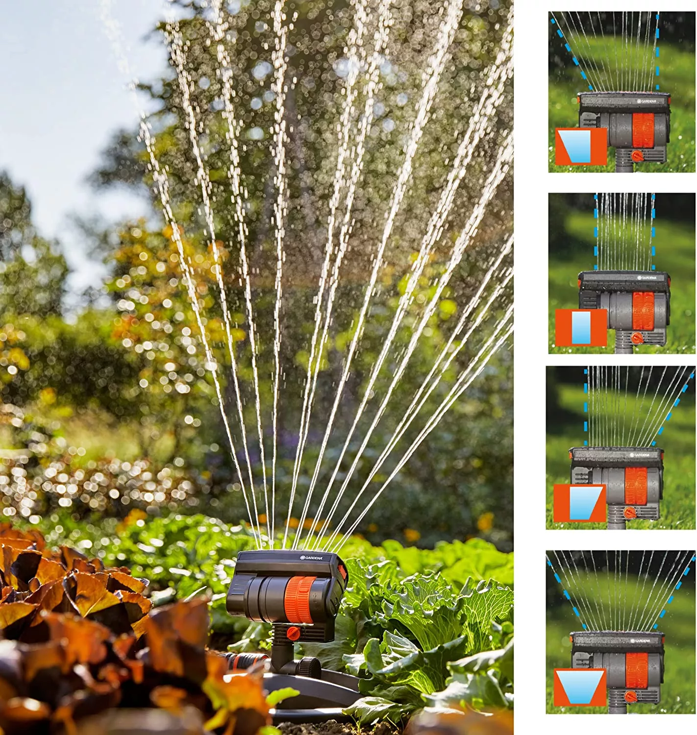 Gardena ZoomMaxx Oscillating Sprinkler Product Shots