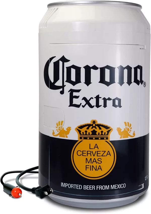 Giant Corona Can Mini Beer Fridge Product Shot