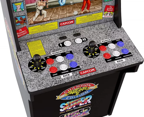 Mini 4 Foot Retro Arcade Machine Buttons and Joystick