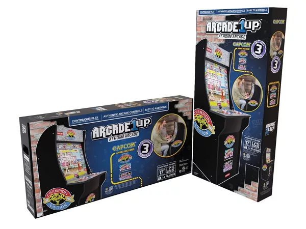 Mini 4 Foot Retro Arcade Machine Product Packaging