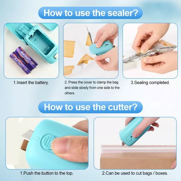 Mini Bag Sealer Instructions To Use