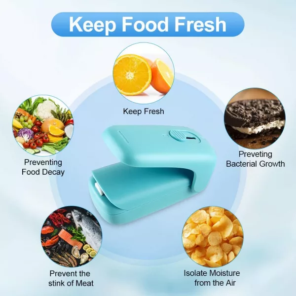 Mini Bag Sealer Keeps Food Fresh