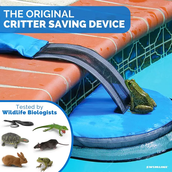 Mini Frog Pool Ramp Help saves small critters devices and keeps your pool clean