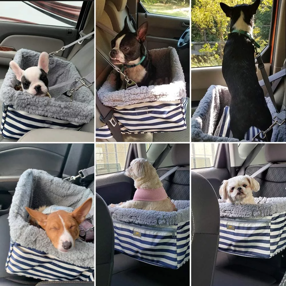Multiple Product Shots of Elevated Dog Car Seat