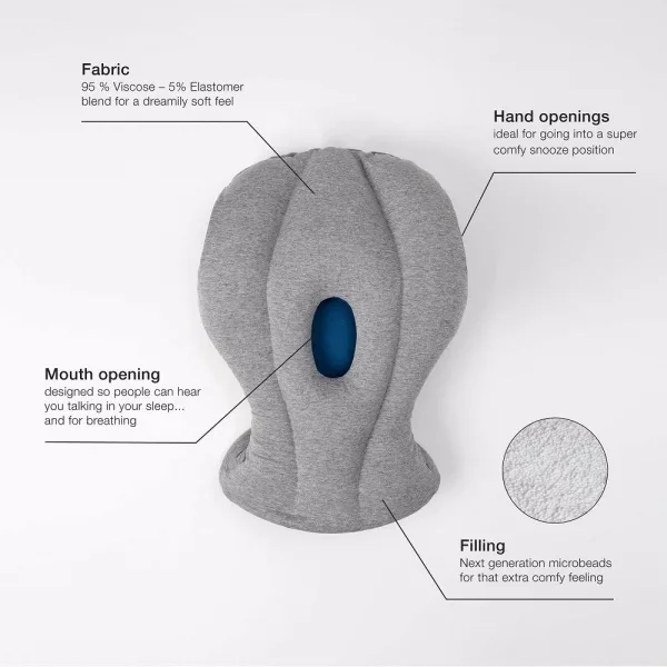 Ostrich Portable Nap Pillow Product Features