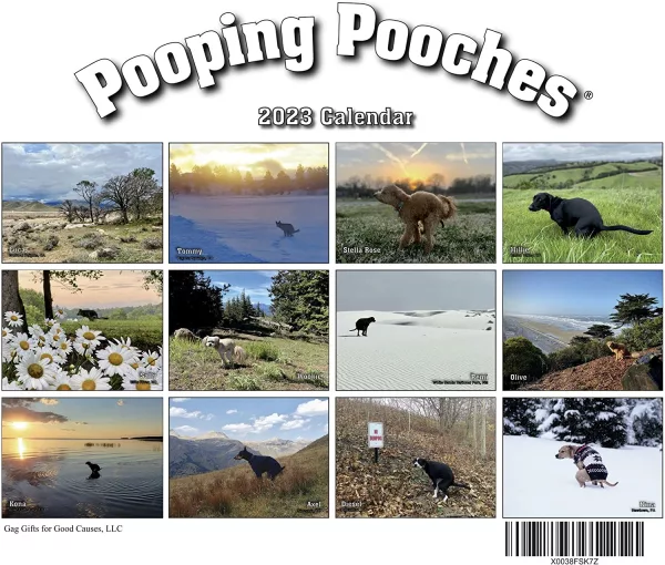 Pooping Pooches Calendar All Images
