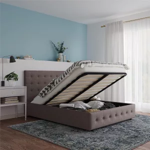 Pop-Up Storage Bed In Bedroom