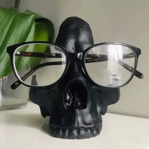 Skull Glasses Stand Holder On Desk