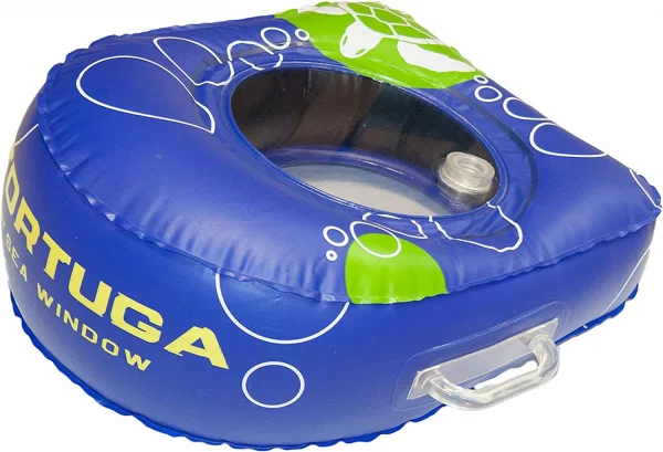 Snorkling Floating Device With A Sea Window Product Shot Angled