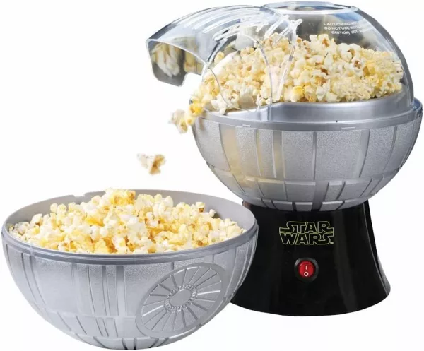 Star Wars Death Star Popcorn Maker Making Popcorn