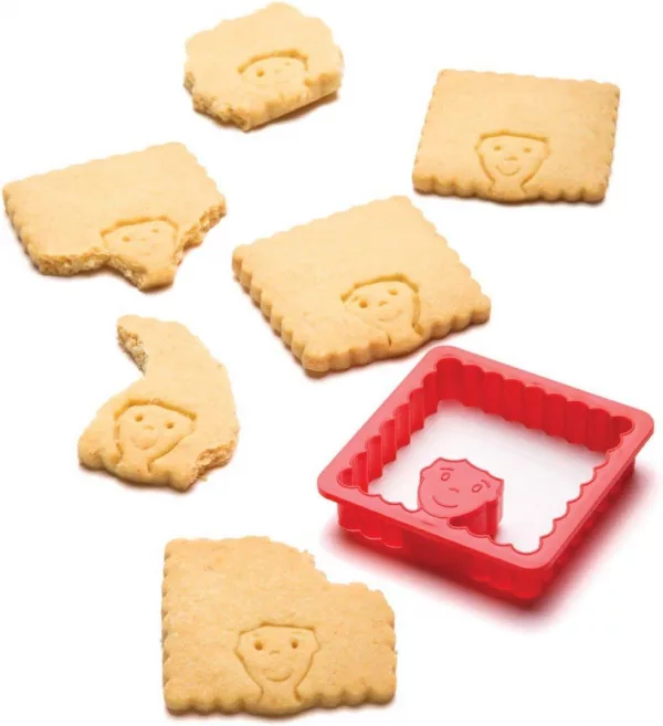 The Hairdo Cookie Cutter With Cookies