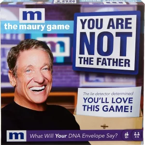 The Maury Game You are Not The Father Product Package