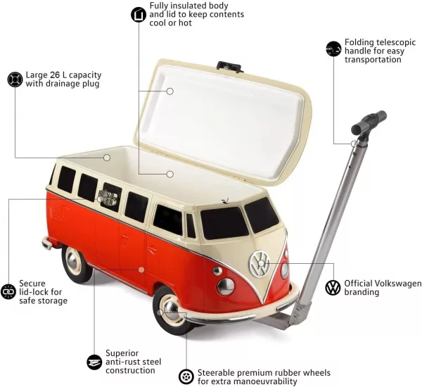 Volkswagen Hippy Van Cooler Product Features