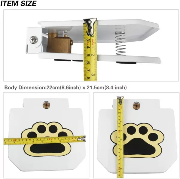 Dog Push Button Water Fountain Product Dimensions