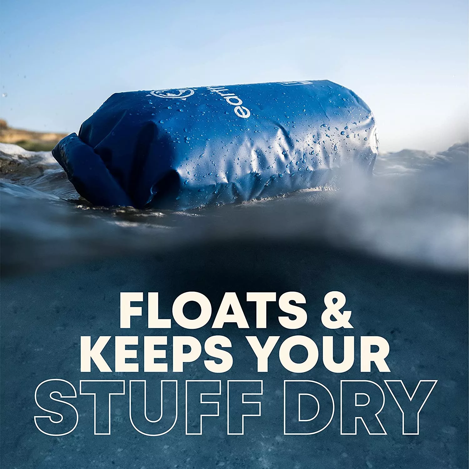 Earth Pak Waterproof Dry Bag floats and keeps your stuff dry