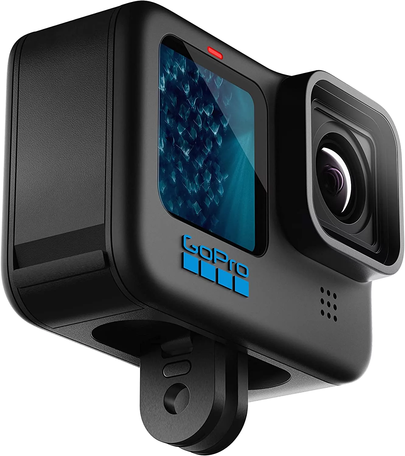 GoPro HERO11 Black Waterproof Action Camera Angled Shot Looking Up