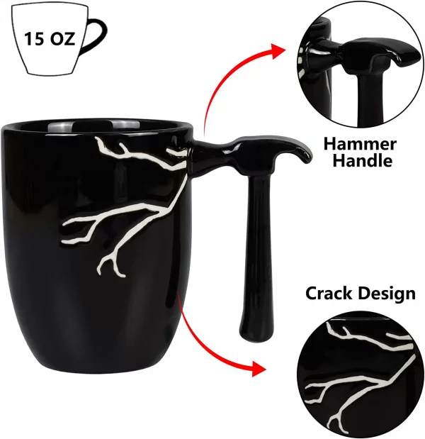 Hammer Handle Coffee Mug Product Features