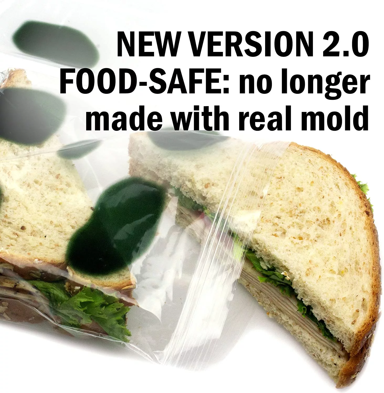 Hands Off Moldy Lunch Bags is no longer made with real mold