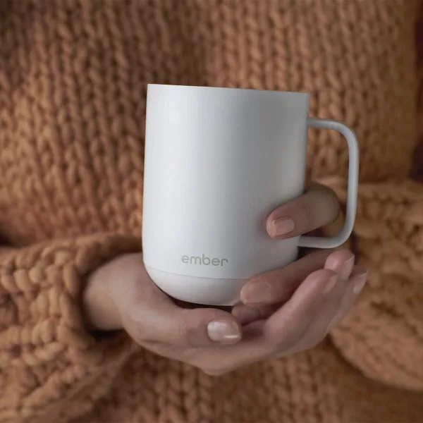 Woman Holding Ember Smart Mug